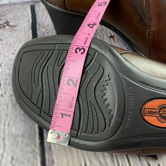 NWT: EARTH SPIRIT CLASSICS Brown Leather Mules - Picture 10 of 17